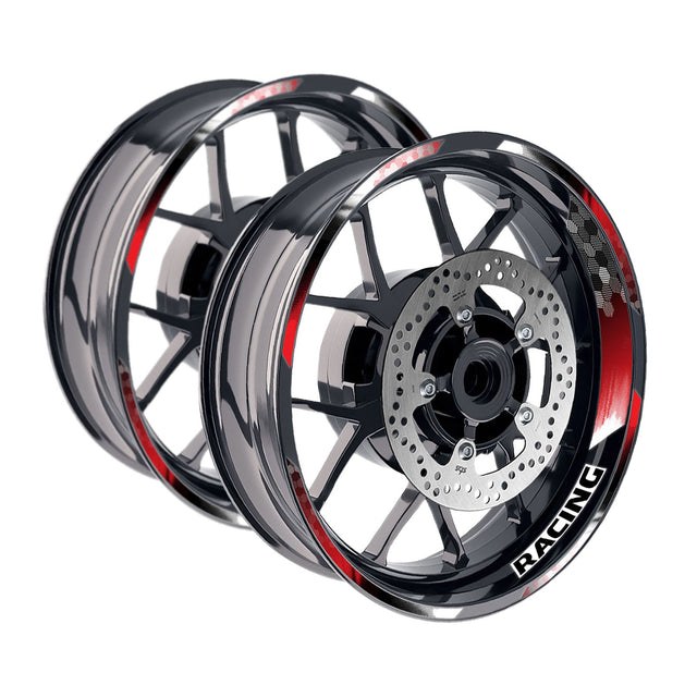 StickerBao Red 17 inch GP18 Platinum Inner Edge Rim Sticker Universal Motorcycle Rim Wheel Decal Racing For Aprilia
