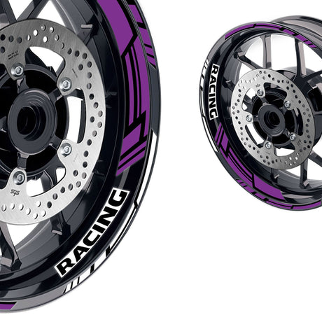 GP19 Platinum Inner Edge Rim Sticker Universal Motorcycle 17 inch Rim Wheel Decal Racing For Ducati - StickerBao Wheel Sticker Store