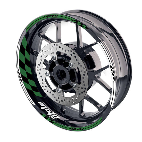 For Suzuki GSXR1000 Logo MOTO 17 inch Rim Wheel Stickers GP01 Racing Check.