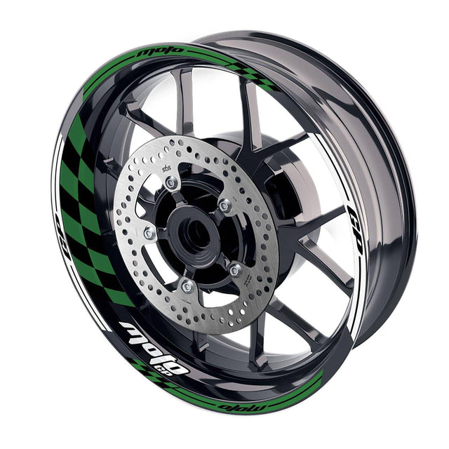 For Suzuki GSXR1000 Logo MOTO 17 inch Rim Wheel Stickers GP01 Racing Check.