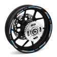 For Honda GROM Logo MSX125 Arrow 12 inch Rim Wheel Stickers AR02W Rim Edge Tapes.