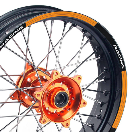21 inch 19 inchRim Wheel Stickers L01B LINING Dirt Bike Rim Edge Stripes | For TM Racing TM125 TM125MX.