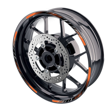 StickerBao Orange L02B Line Standard Edge Rim Sticker Universal Motorcycle 17 inch Wheel Stripe Decal For Ducati