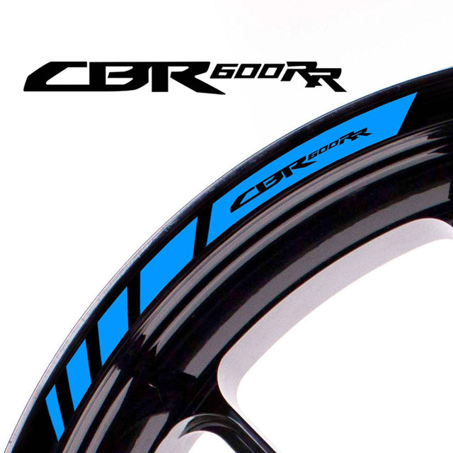 For Honda CBR600RR Logo 17 inch Rim Wheel Stickers MM01B Rim Edge Tapes.