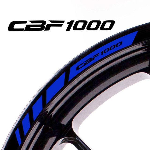 For Honda CBF1000 Logo 17 inch Rim Wheel Stickers MM01B Rim Edge Tapes.