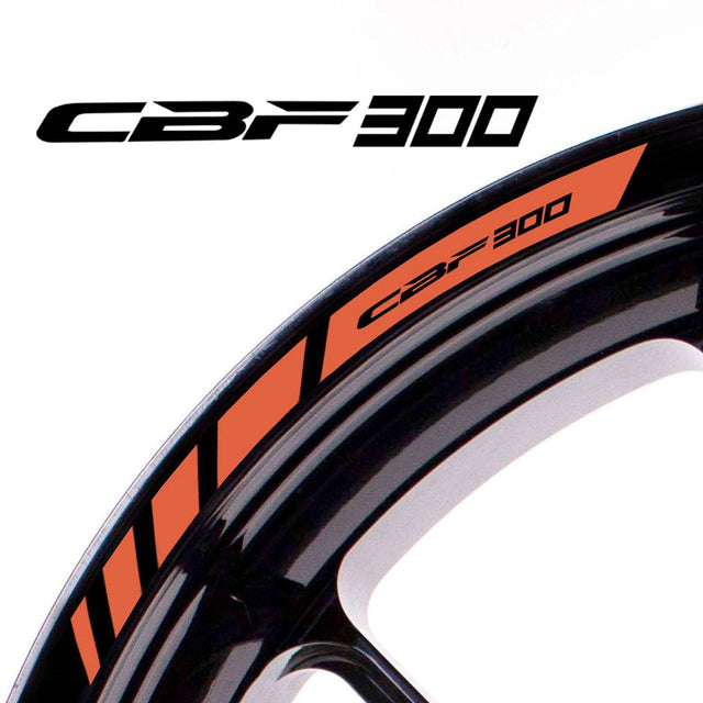 For Honda CBF300 Logo 17 inch Rim Wheel Stickers MM01B Rim Edge Tapes.