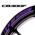 For Honda CB300F Logo 17 inch Rim Wheel Stickers MM01B Rim Edge Tapes.