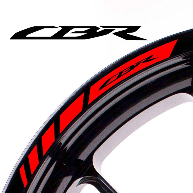For Honda CBR Logo CBR250RR 17 inch Rim Wheel Stickers MM01B Rim Edge Tapes.