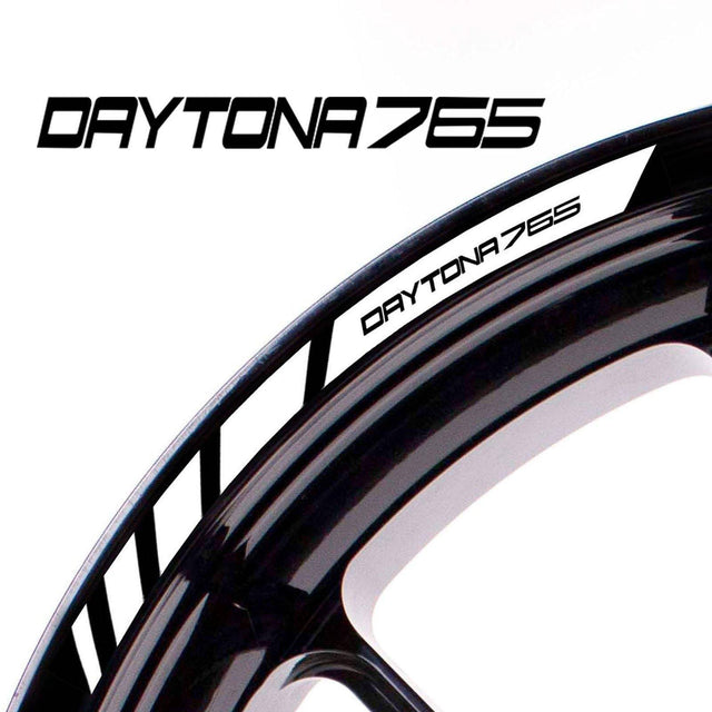 For Triumph Daytona 765 Logo 17 inch Rim Wheel Stickers MM01B Rim Edge Tapes.