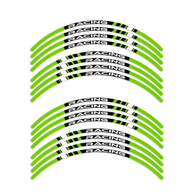 Universal 17 inch Motorcycle P01B Stripe Standard Edge Rim Sticker Wheel Stripe Decal For Yamaha - StickerBao Wheel Sticker Store