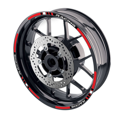 StickerBao Red P01B Stripe Standard Edge Rim Sticker Universal Motorcycle 17 inch Wheel Stripe Decal For Suzuki