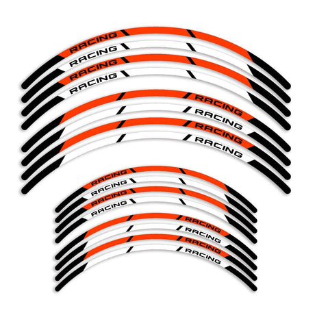 21 inch 19 inchRim Wheel Stickers P04B STRIPE 04 Dirt Bike Rim Edge Stripes | For Kawasaki KX450F KX500.