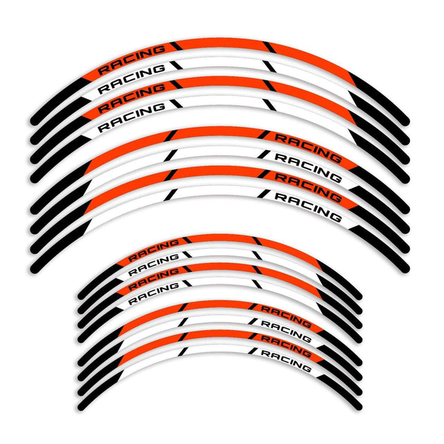 21 inch 19 inchRim Wheel Stickers P04B STRIPE 04 Dirt Bike Rim Edge Stripes | For Kawasaki KX450F KX500.