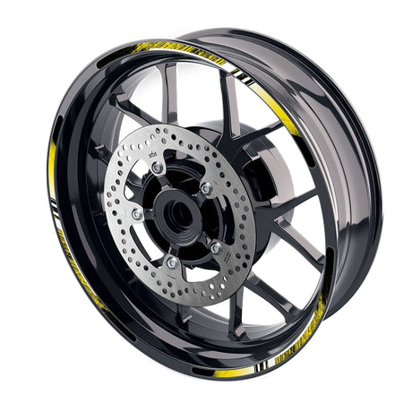 StickerBao Yellow Universal 17 inch Motorcycle P05B Stripe Standard Edge Rim Sticker Check Rim Wheel Decal For For MV Agusta