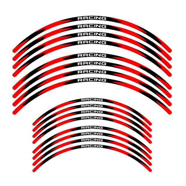 21 inch 19 inchRim Wheel Stickers R01B RAZ 01 Dirt Bike Rim Edge Stripes | For Kawasaki KX250F KX450.