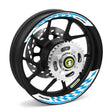 For Honda GROM Logo 12 inch Rim Wheel Stickers CA01W 2-Piece Decal.