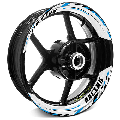 StickerBao Aqua 17 inch J05W Advanced 2-Piece Rim Sticker Universal Motorcycle Rim Wheel Decal For Yamaha