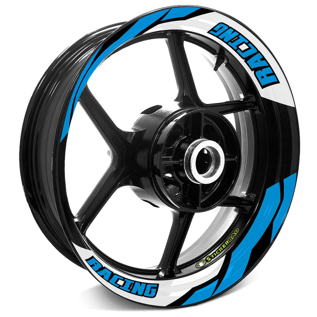 StickerBao Aqua 17 inch J07W Advanced 2-Piece Rim Sticker Universal Motorcycle Rim Wheel Decal For Yamaha