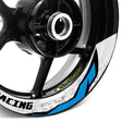 StickerBao Aqua J11W Advanced 2-Piece Rim Sticker Universal Motorcycle 17 inch Rim Wheel Decal For Honda