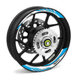 For Honda Monkey 125 Logo Raz 03 12 inch Rim Wheel Stickers RR03W 2-Piece Decal.