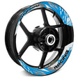 17 inch Rim Wheel Stickers S02W 2-Piece Decal | For Buell Ulysses Lightning Firebolt.