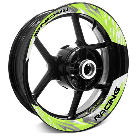 17 inch Rim Wheel Stickers S02W 2-Piece Decal |  For Buell Ulysses Lightning Firebolt.