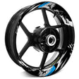 17 inch Rim Wheel Stickers S03B 2-Piece Decal | For BMW G310R HP4 K1300S.