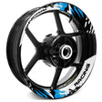17 inch Rim Wheel Stickers S05W 2-Piece Decal | For Kawasaki Versys 650 1000 Z400.
