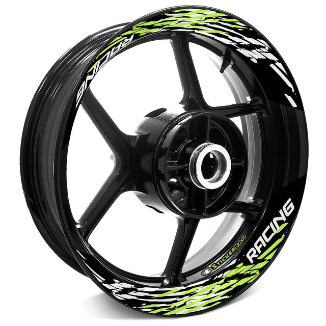 17 inch Rim Wheel Stickers S07B 2-Piece Decal |  For Suzuki GSX-R 600 750 1000.