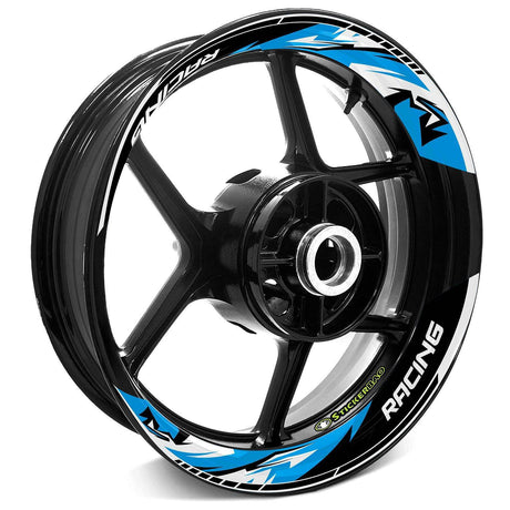 17 inch Rim Wheel Stickers S10B 2-Piece Decal |  For Yamaha MT07 MT09 MT10.