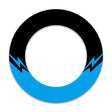 17 inch SUPERMOTO Rim Wheel Stickers FL01B Lightning Colored Whole Rim Decal | For Honda CRF150 CRF250L CRF250X.