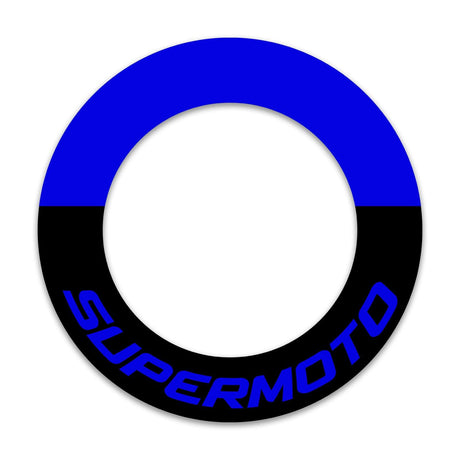 17 inch Rim Wheel Stickers OG01B SUPERMOTO Half Whole Rim Decal | For Kawasaki KX80 KX85 KXF450 KXF250.