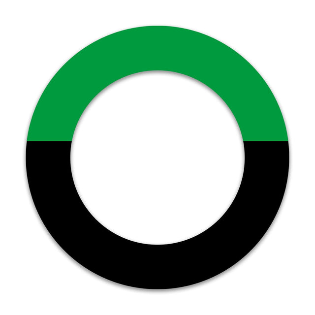 17 inch SUPERMOTO Rim Wheel Stickers OG01B Half Colored Whole Rim Decal | For Kawasaki KX80 KX85 KXF450 KXF250.