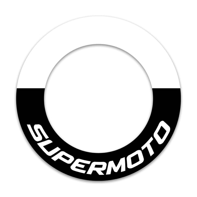 17 inch Rim Wheel Stickers OG01B SUPERMOTO Half Whole Rim Decal | For Kawasaki KX80 KX85 KXF450 KXF250.