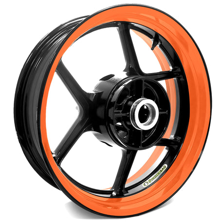 17 inch Rim Wheel Stickers Plain Colored Whole Rim Decal | For Aprilia Honda BMW Suzuki Yamaha.