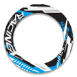 17 inch Rim Wheel Stickers T04W Whole Rim Decal | For Aprilia RS125 REPLICA RSV4 RR RF.
