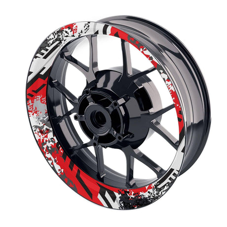 17 inch Rim Wheel Stickers T06W Whole Rim Decal | For Ducati 959 PANIGALE DIAVEL 1260 HYPERMOTARD 950 / SP.