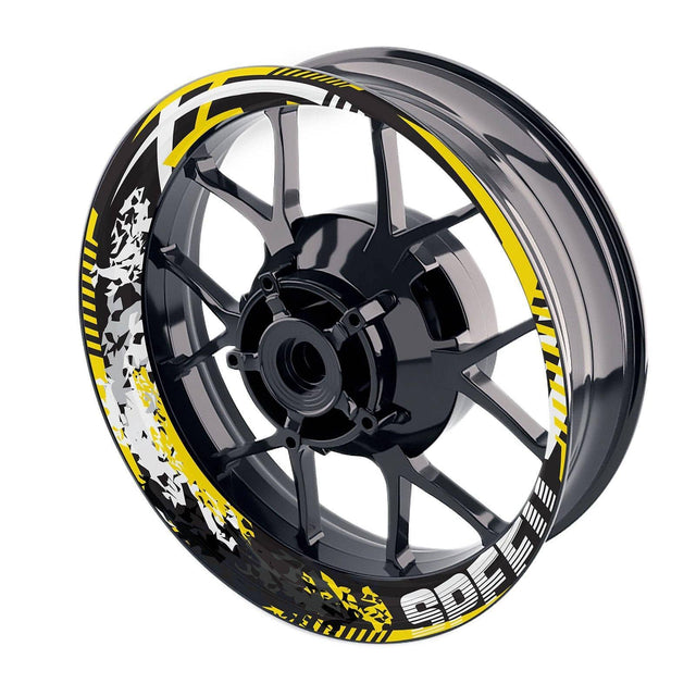17 inch Rim Wheel Stickers T08W Whole Rim Decal | For Triumph SPEED TRIPLE RS SPEED TWIN 1200.