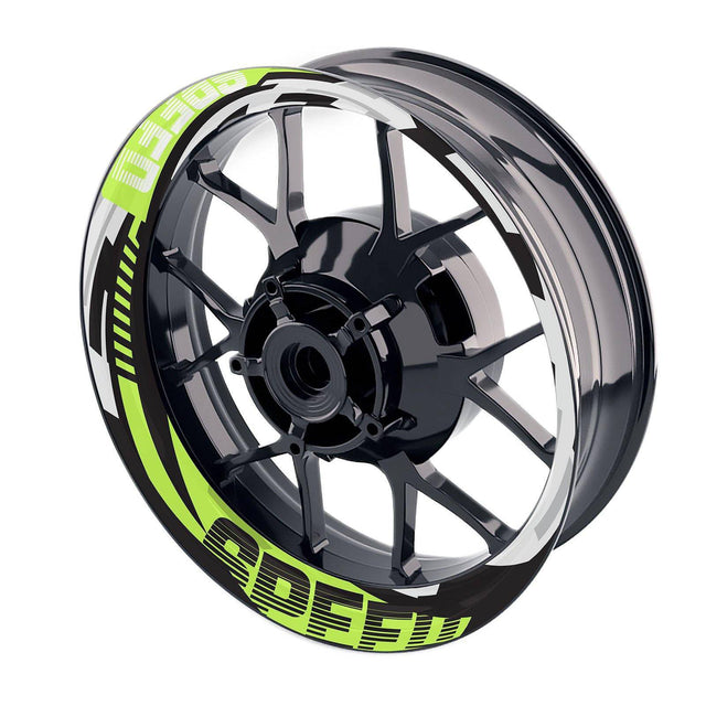 17 inch Rim Wheel Stickers T09B Whole Rim Decal | For Kawasaki NINJA 1000 SX 125 250 300 400 H2 650.