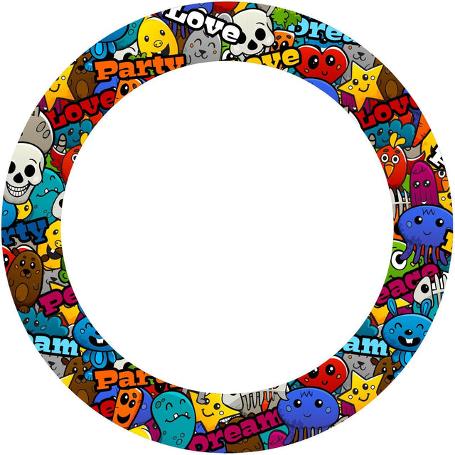 Graffiti Characters T11 Wheel Sticker Whole Rim | For Yamaha MT09 MT10 MT07 MT01.