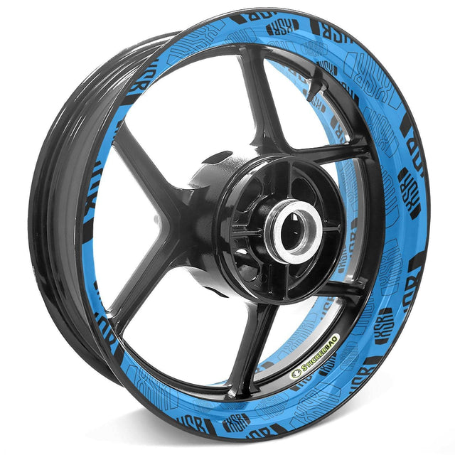 For Yamaha XSR Logo XSR700 XSR900 17 inch Rim Wheel Stickers TA001 Whole Rim Decal.