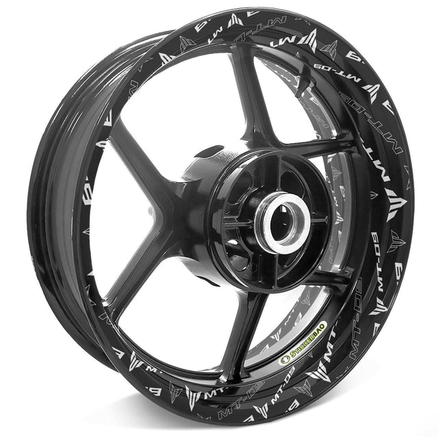 For Yamaha MT-09 MT09 Logo 17 inch Rim Wheel Stickers TA001 Whole Rim Decal.