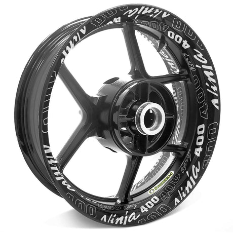 For Kawasaki Ninja 400 Logo 17 inch Rim Wheel Stickers TA001 Whole Rim Decal.