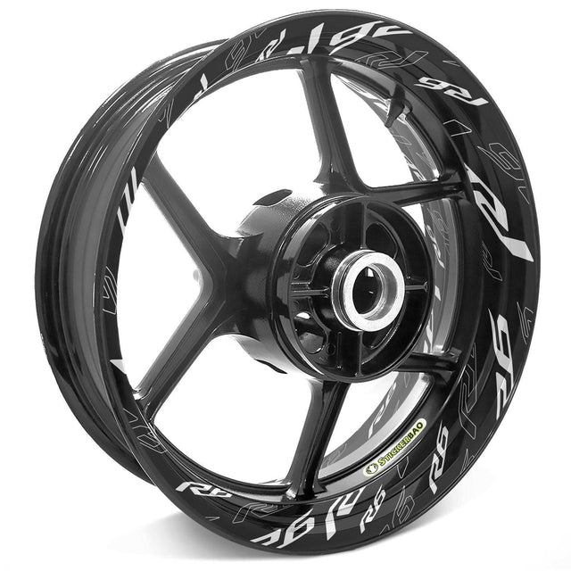 For Yamaha R6 Logo YZF R6 17 inch Rim Wheel Stickers TA001 Whole Rim Decal.