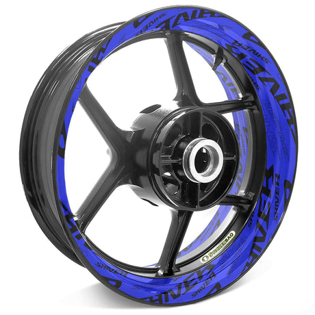 For Aprilia Shiver Logo SL750 SL900 17 inch Rim Wheel Stickers TA001 Whole Rim Decal.