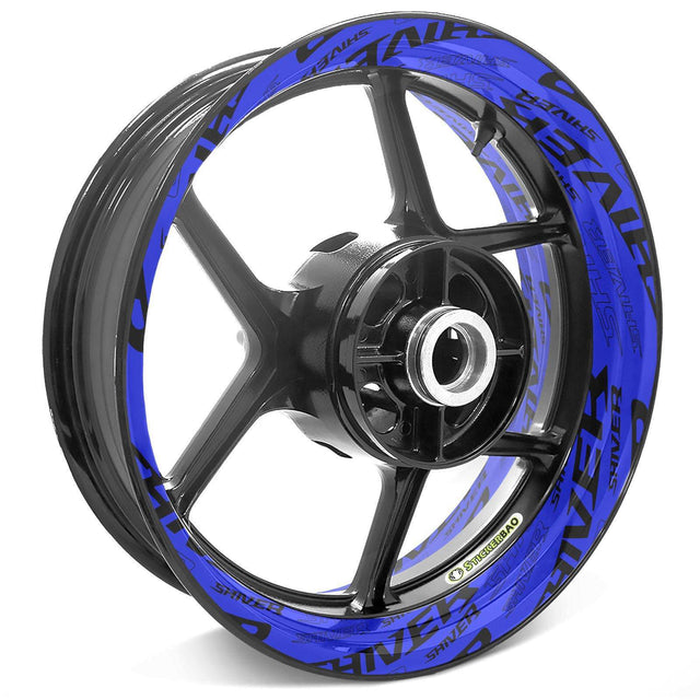 For Aprilia Shiver Logo SL750 SL900 17 inch Rim Wheel Stickers TA001 Whole Rim Decal.