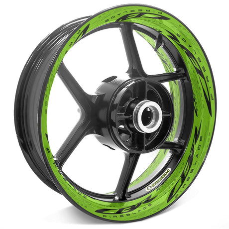 For Honda Fireblade Logo CBR 1000RR 17 inch Rim Wheel Stickers TA001 Whole Rim Decal.