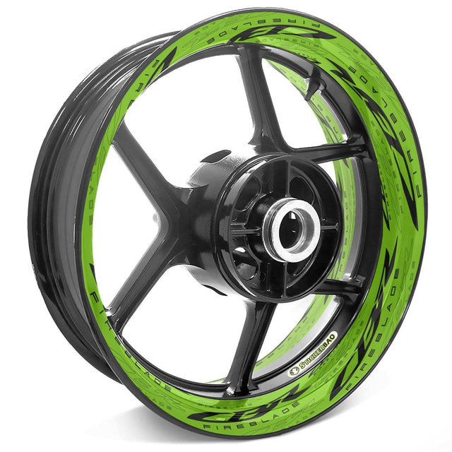 For Honda Fireblade Logo CBR 1000RR 17 inch Rim Wheel Stickers TA001 Whole Rim Decal.