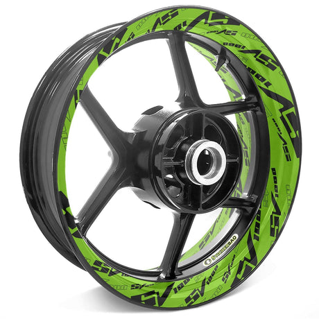 For Suzuki SV1000 Logo 17 inch Rim Wheel Stickers TA001 Whole Rim Decal.