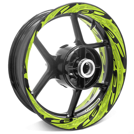 For Honda CB Logo CB600F CB900F 17 inch Rim Wheel Stickers TA001 Whole Rim Decal.